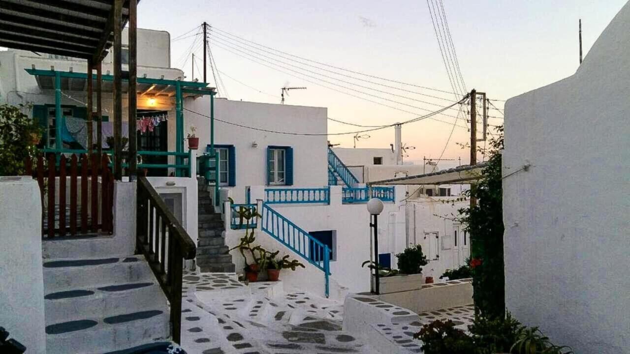 Traditional Split Level House In Mykonos Town Villa Buitenkant foto