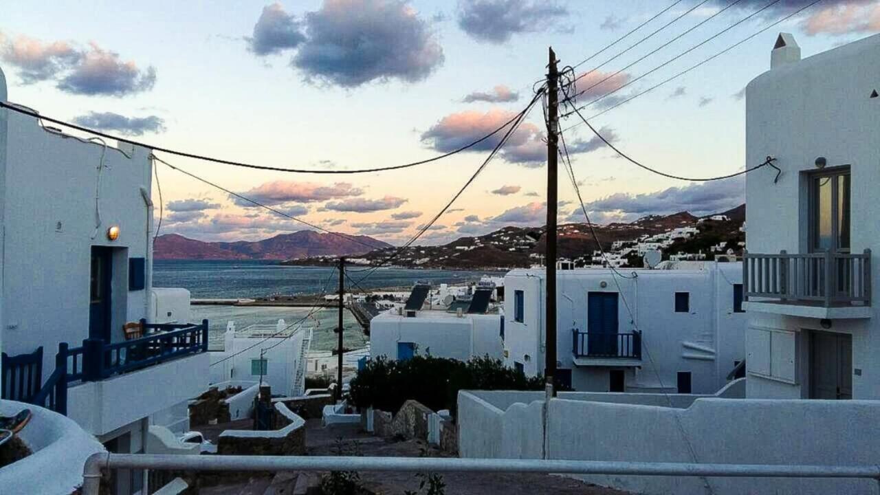 Traditional Split Level House In Mykonos Town Villa Buitenkant foto