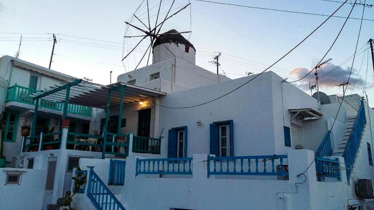 Traditional Split Level House In Mykonos Town Villa Buitenkant foto